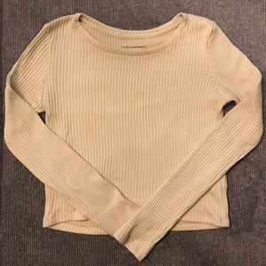American Eagle, long sleeve cropped shirt